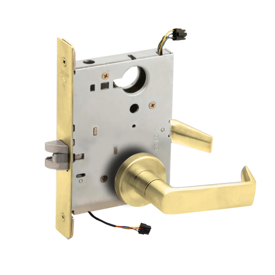 Schlage L9091EL - Electrified Mortise Lock - Grade 1, Fail Safe, Outside Lever EL, No Cylinder Override, Request to Exit