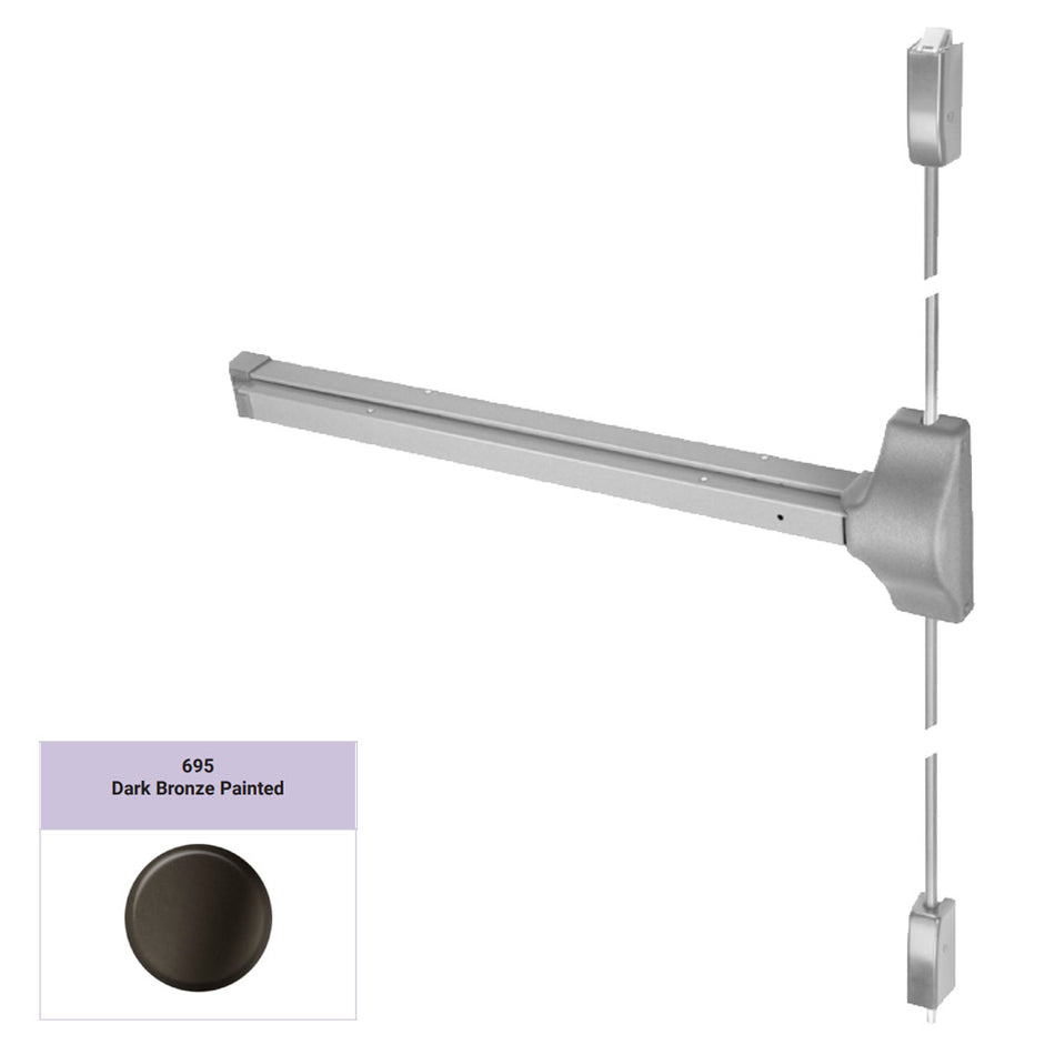 Accentra 1810 Series Surface Vertical Rod Exit Device - Panic Rated / Fire Rated