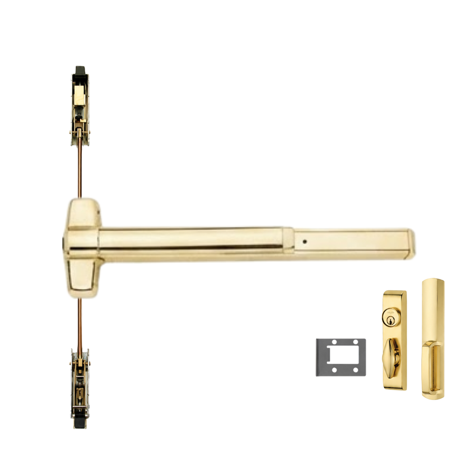 Von Duprin 9847WDC-TL/9947WDC-TL - Turn Lever, Wood Door Concealed Vertical Rod Device