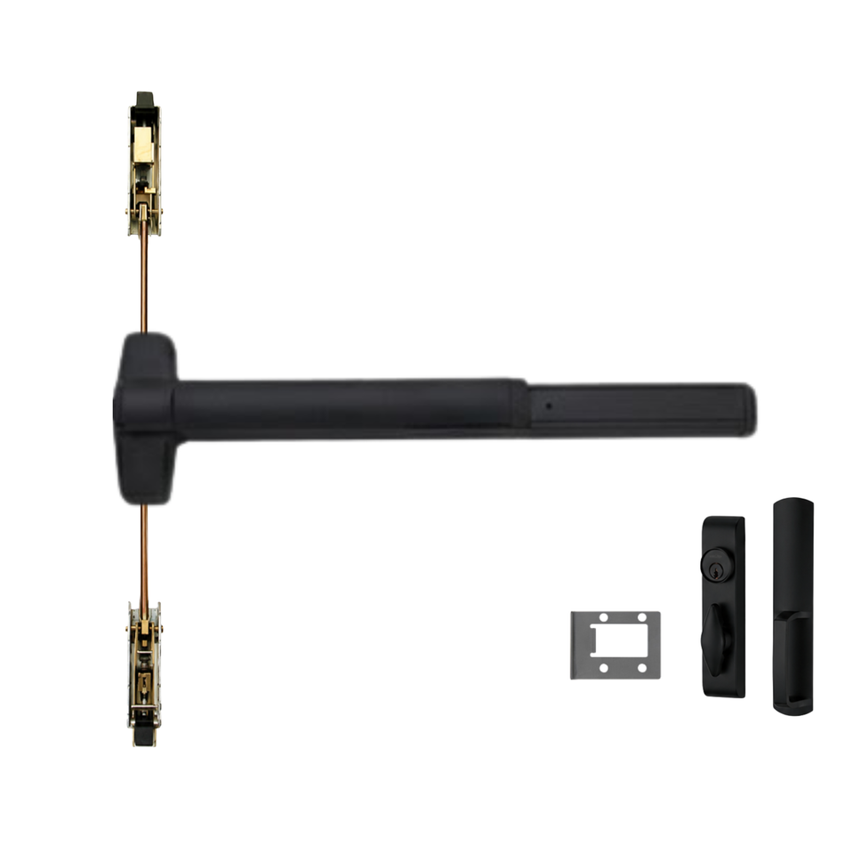 Von Duprin 9847WDC-TL/9947WDC-TL - Turn Lever, Wood Door Concealed Vertical Rod Device
