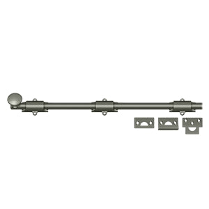 Deltana 18SB 18" Surface Bolt, Heavy-Duty, Solid Brass