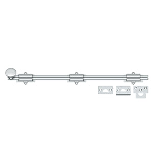 Deltana 18SB 18" Surface Bolt, Heavy-Duty, Solid Brass