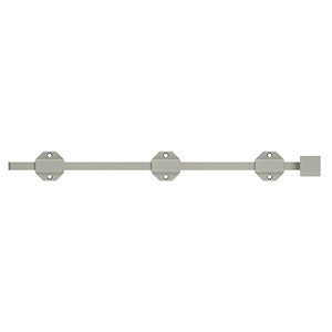 Deltana 18SBM 18" Modern Surface Bolt, Heavy-Duty, Solid Brass