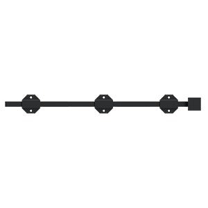 Deltana 18SBM 18" Modern Surface Bolt, Heavy-Duty, Solid Brass