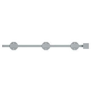 Deltana 18SBM 18" Modern Surface Bolt, Heavy-Duty, Solid Brass