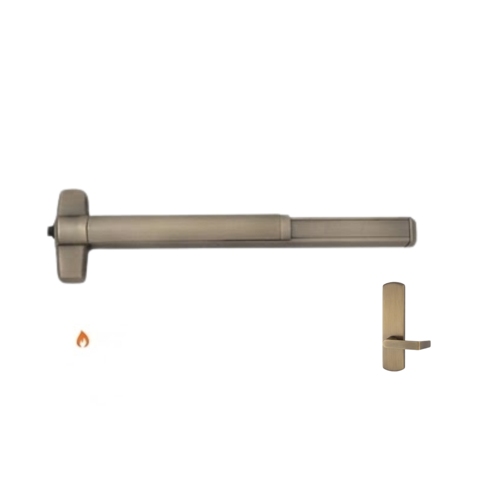 Von Duprin 98L-BE-F/99L-BE-F - Lever, Blank Escutcheon Rim Exit Device - Fire Rated