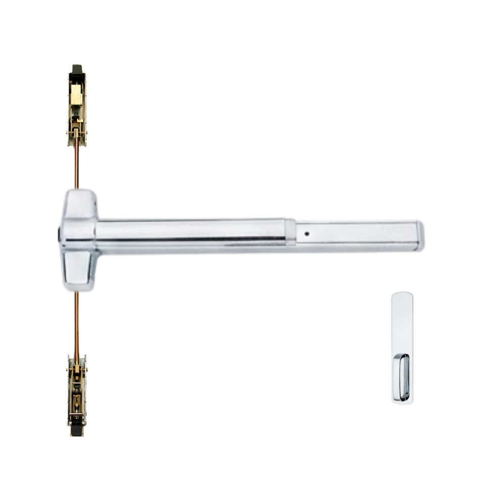 Von Duprin 9847WDC-DT/9947WDC-DT - Dummy Trim Wood Door Concealed Vertical Rod Device