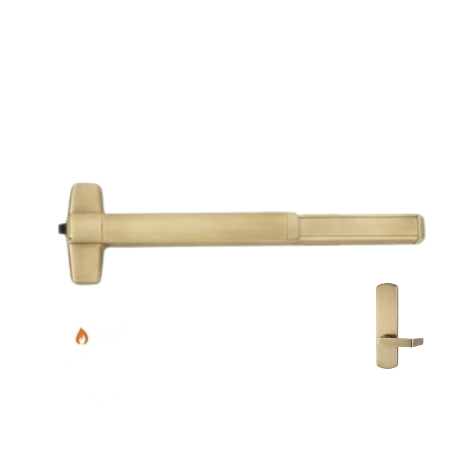 Von Duprin 98L-BE-F/99L-BE-F - Lever, Blank Escutcheon Rim Exit Device - Fire Rated