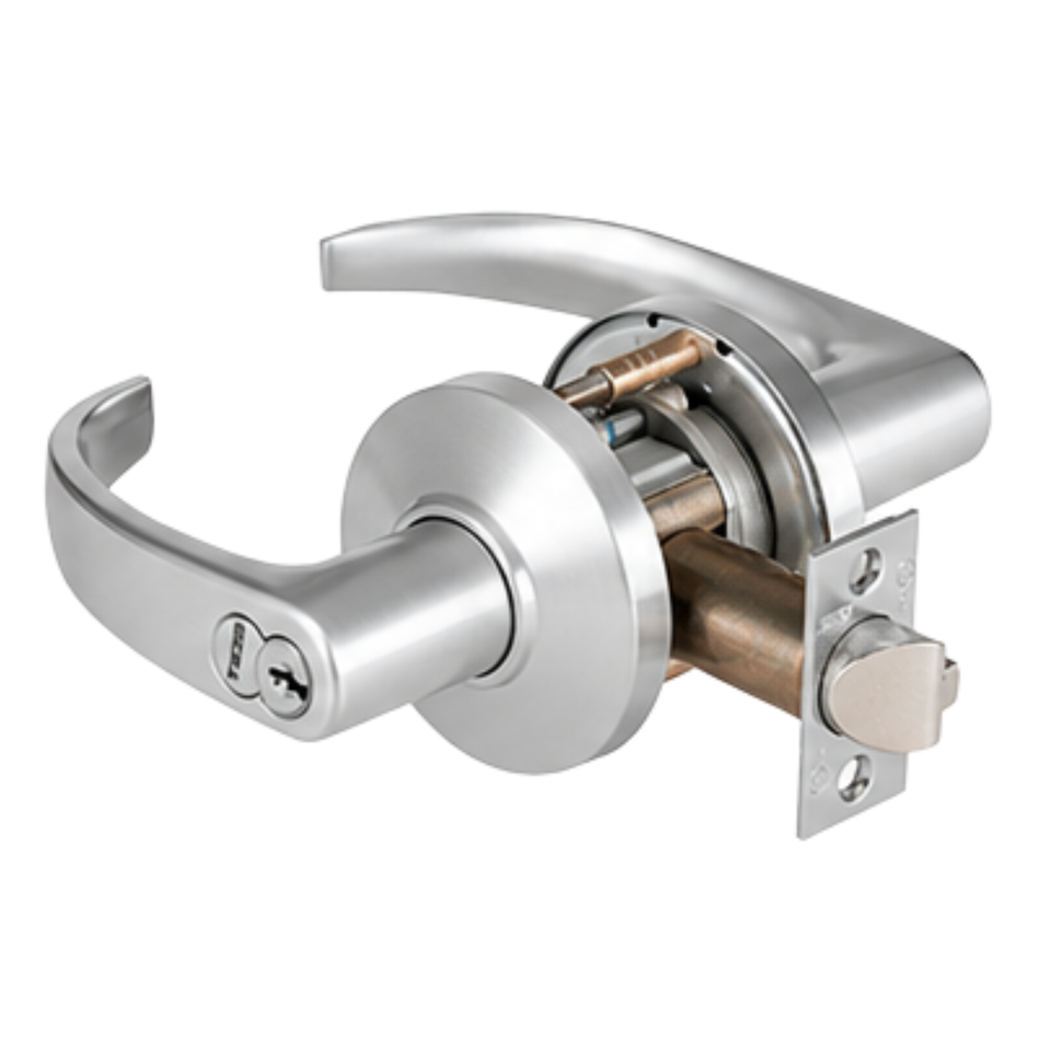 BEST 9K (AB) Entrance Function - Grade 1 Cylindrical Keyed Lever Lock