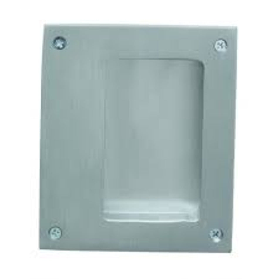 Ives - 955 Decorative Square Flush Pull - Deep Well