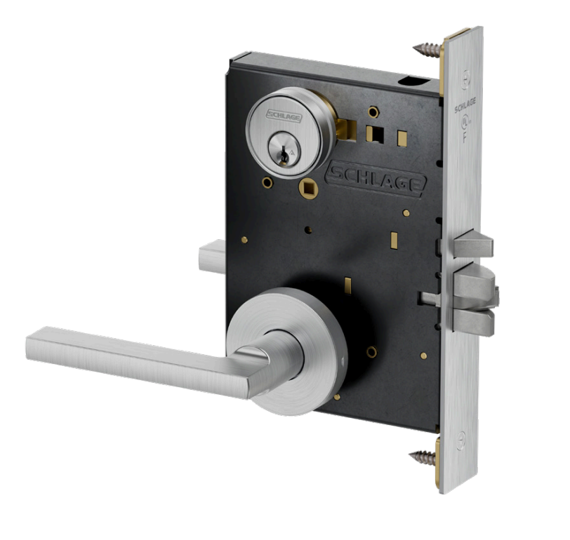 Schlage PM010 Grade 1 Passage Latch Mortise Lock, Non-Keyed