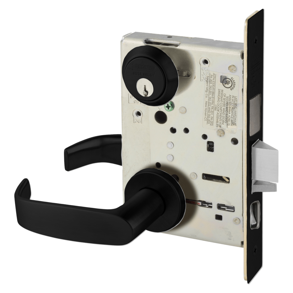 Sargent 8247 Front Door or Apartment Corridor Function, Heavy Duty Single Cylinder with Deadbolt Mortise Lock, Grade 1
