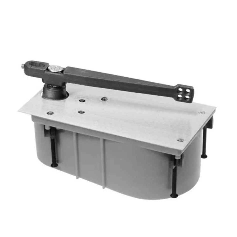 Rixson 28 - Center Hung, Single Acting Heavy-Duty Floor Closer