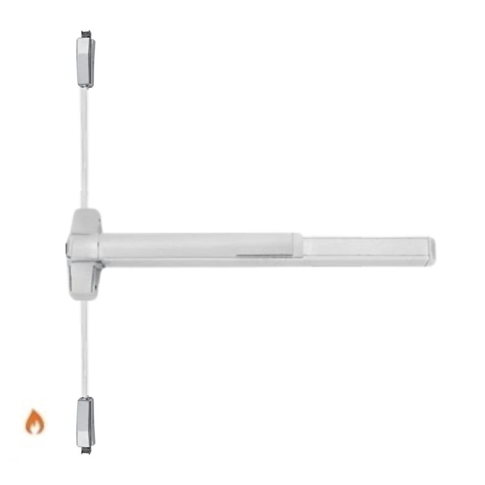 Von Duprin 9827EO-F/9927EO-F - Exit Only Surface Vertical Rod Device - Fire Rated