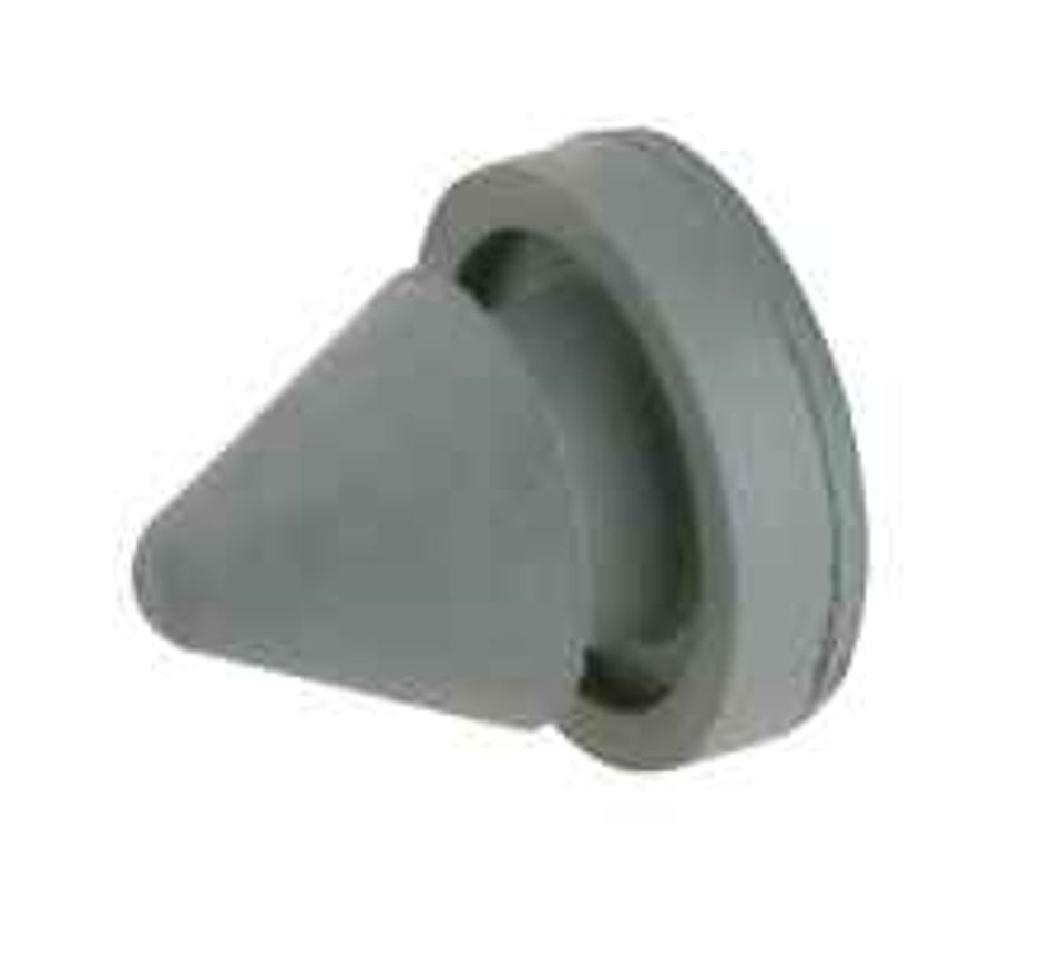Ives - SR64 Rubber Door Silencer for Metal Frames - Bag of 100 Gray Finish
