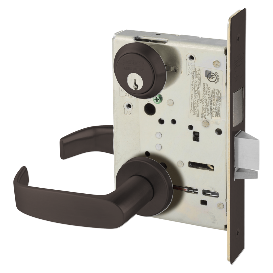 Sargent 8251 Storeroom Deadbolt Function, Heavy Duty Single Cylinder with Deadbolt Mortise Lock, Grade 1