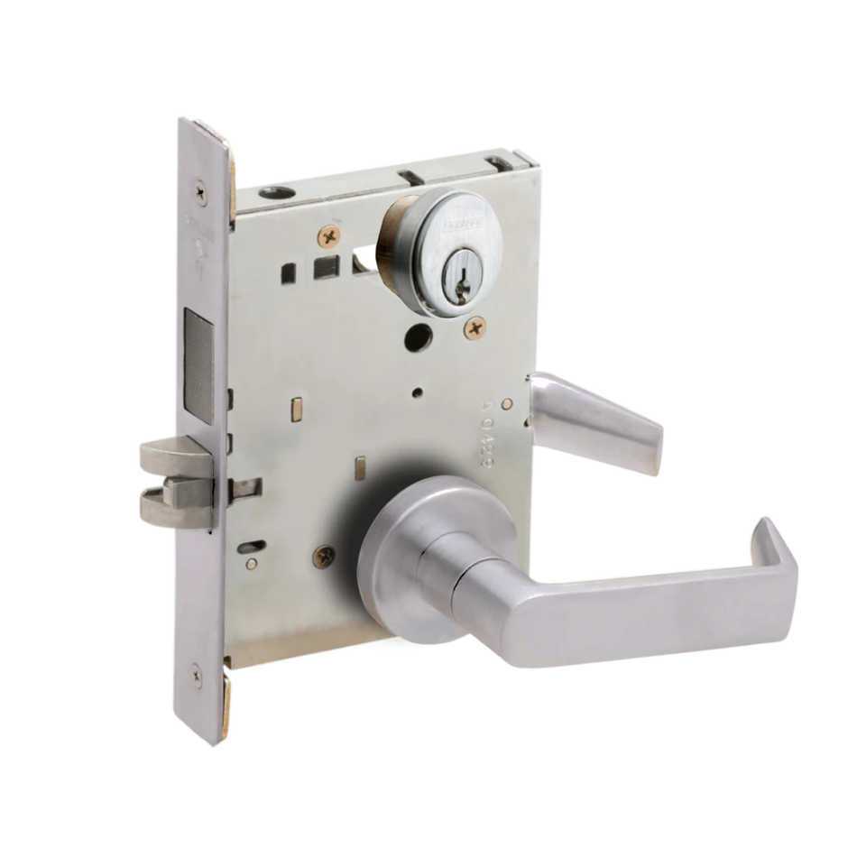 Schlage LV9458 - Vandlgard Classroom Security Mortise Lock With Deadbolt and Auxiliary Latch - Grade 1, Double Cylinder Keyed Lever Lock