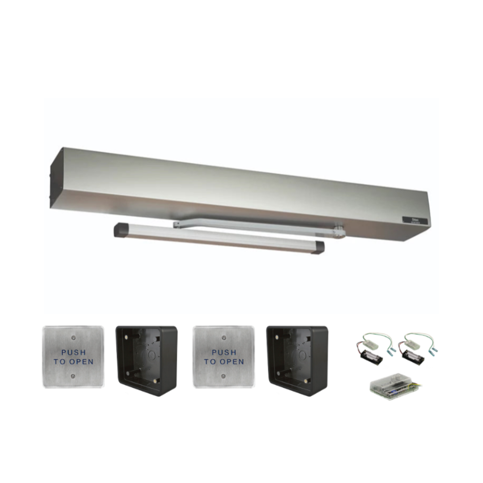 Record HA9 EZ36 Low Energy Automatic Door Operator Kit With Buttons