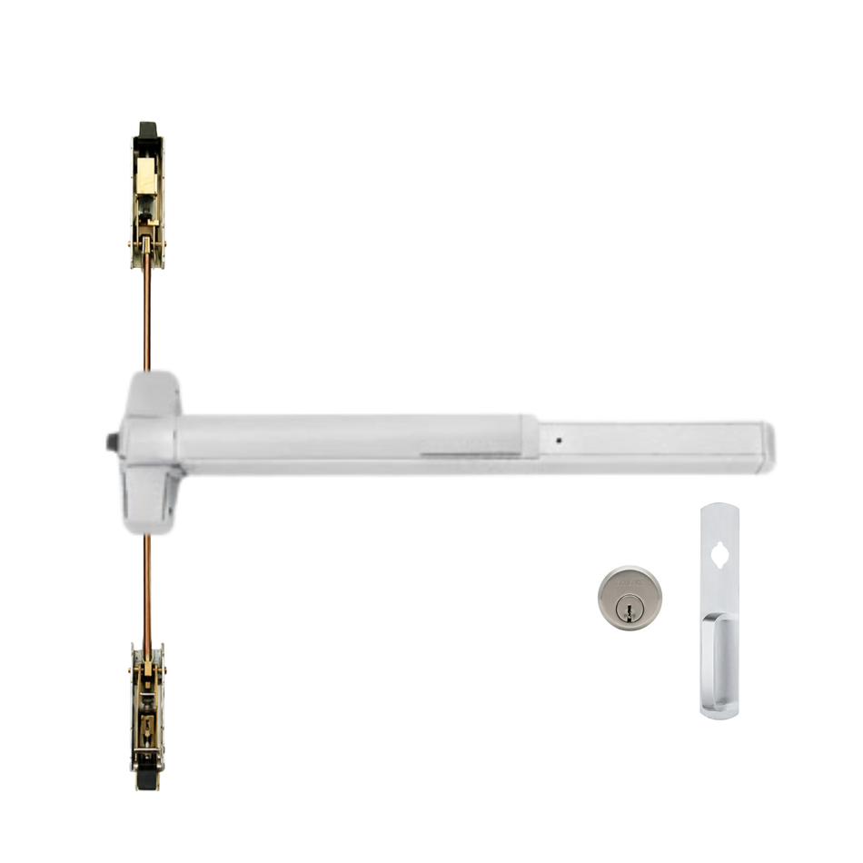 Von Duprin 9847NL-OP/9947NL-OP - Night Latch, Optional Pull Concealed Vertical Rod Device