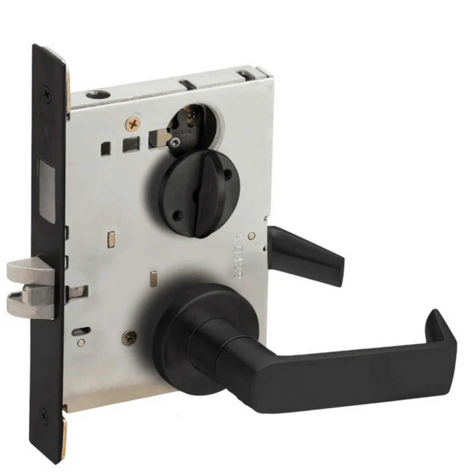 Schlage L9044 - Privacy With Coin Turn Outside - Grade 1 Mortise Non-Keyed Lever Lock