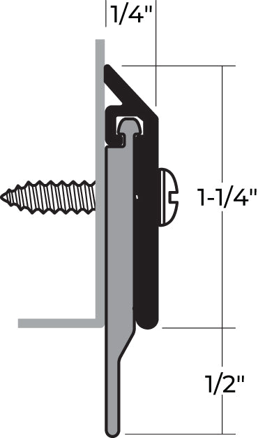 NGP 200N Neoprene Door Sweep