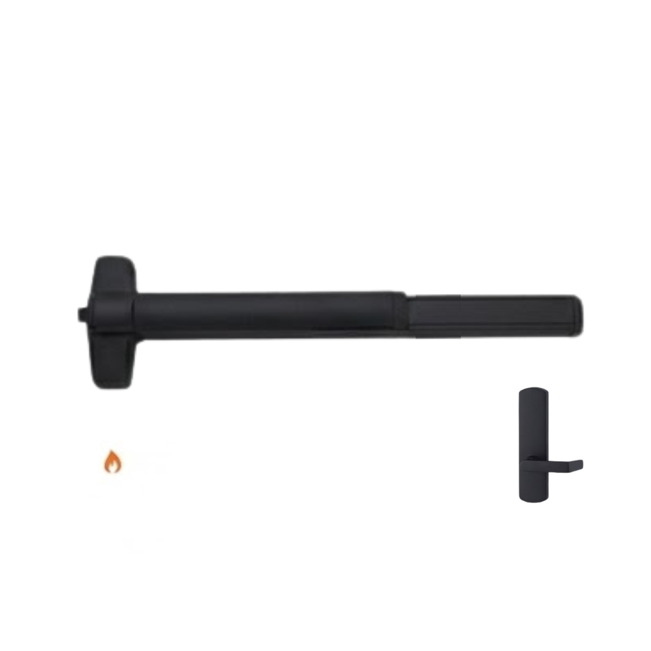 Von Duprin 98L-BE-F/99L-BE-F - Lever, Blank Escutcheon Rim Exit Device - Fire Rated