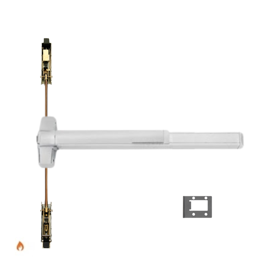 Von Duprin 9847WDC-EO-F/9947WDC-EO-F - Exit Only Wood Door Concealed Vertical Rod Device - Fire Rated