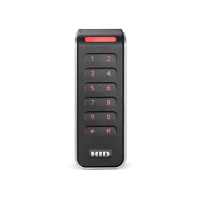 HID 20KTKS-00-000000 Narrow Stile, Signo Keypad Reader, 12 Key, Standard Profile/Credential, Terminal Strip, OSDP, 125khz, 13.56 MHz, 2.4 GHz, Prox, Bluetooth, 12VDC, UL, FCC, Black Body, Silver Trim