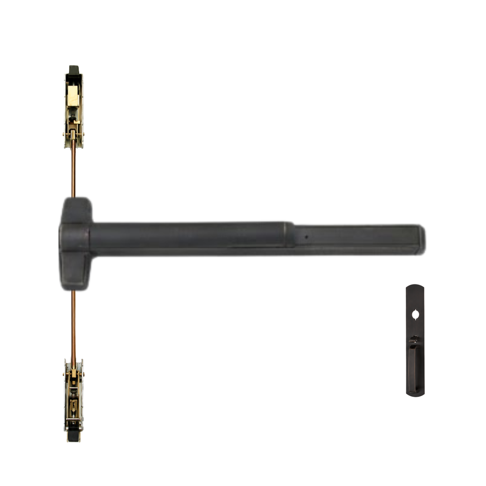 Von Duprin 9847TP/9947TP - Thumbpiece Concealed Vertical Rod Device