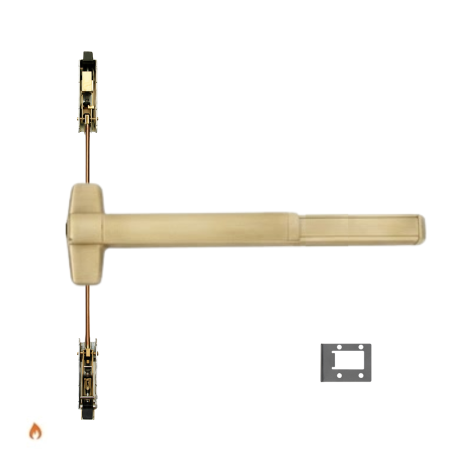Von Duprin 9847WDC-EO-F/9947WDC-EO-F - Exit Only Wood Door Concealed Vertical Rod Device - Fire Rated