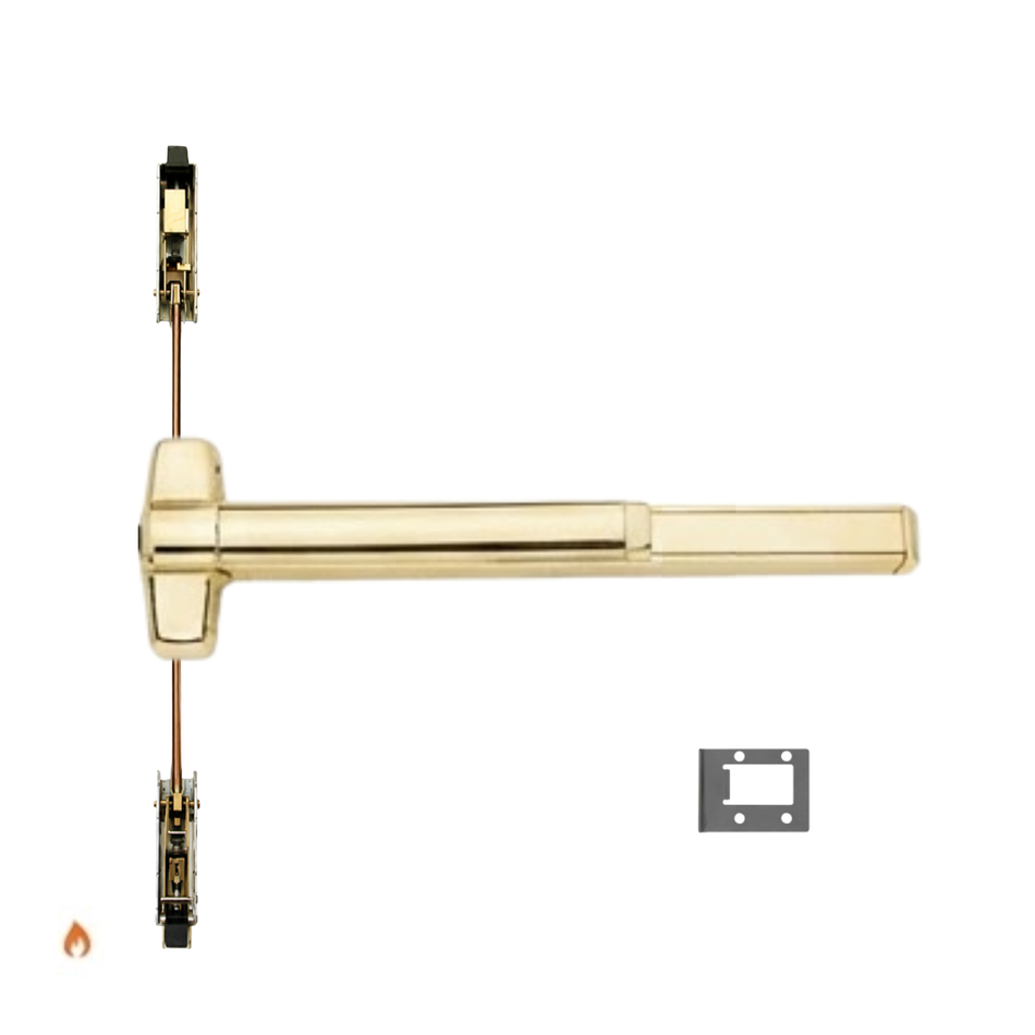Von Duprin 9847WDC-EO-F/9947WDC-EO-F - Exit Only Wood Door Concealed Vertical Rod Device - Fire Rated