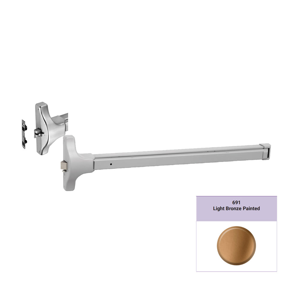 Accentra 2150 Series Squarebolt Rim Exit Device - Panic Rated / Fire Rated