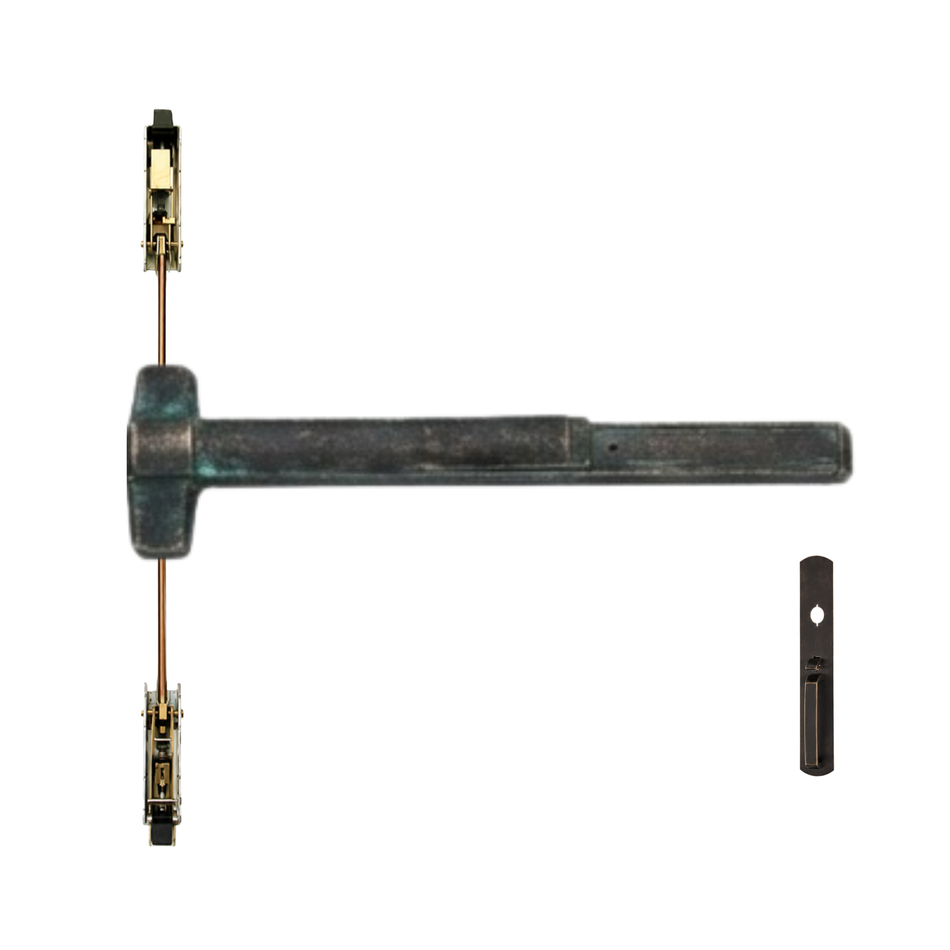 Von Duprin 9848TP/9948TP - Thumbpiece Concealed Vertical Rod Device