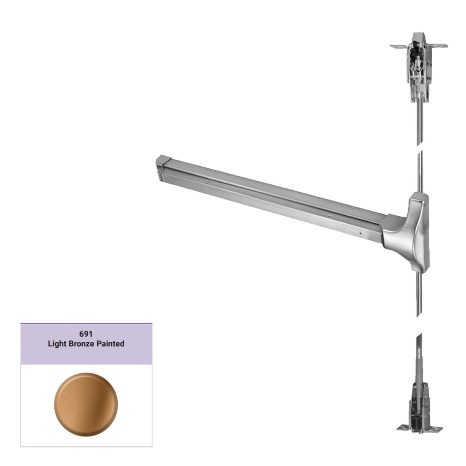 Accentra 2160 Series Concealed Vertical Rod Exit Device  - Panic Rated / Fire Rated