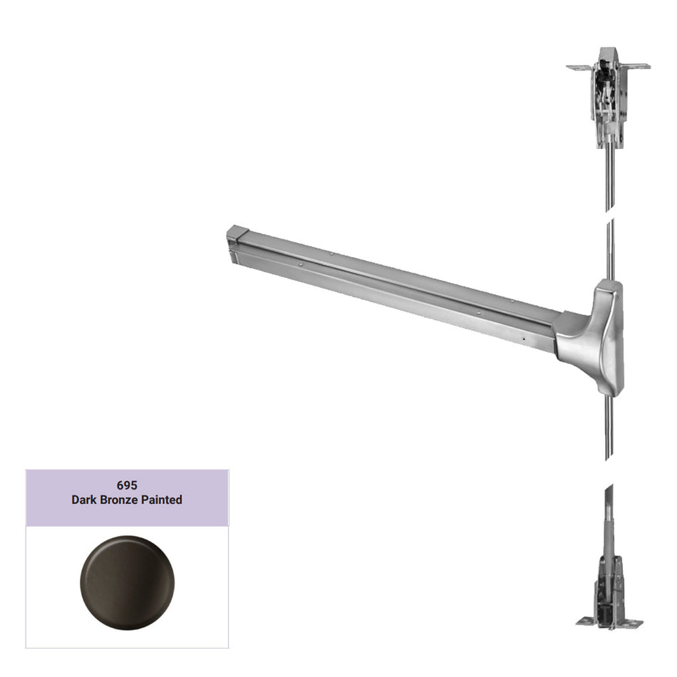 Accentra 2160 Series Concealed Vertical Rod Exit Device  - Panic Rated / Fire Rated