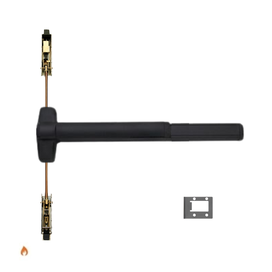 Von Duprin 9847WDC-EO-F/9947WDC-EO-F - Exit Only Wood Door Concealed Vertical Rod Device - Fire Rated
