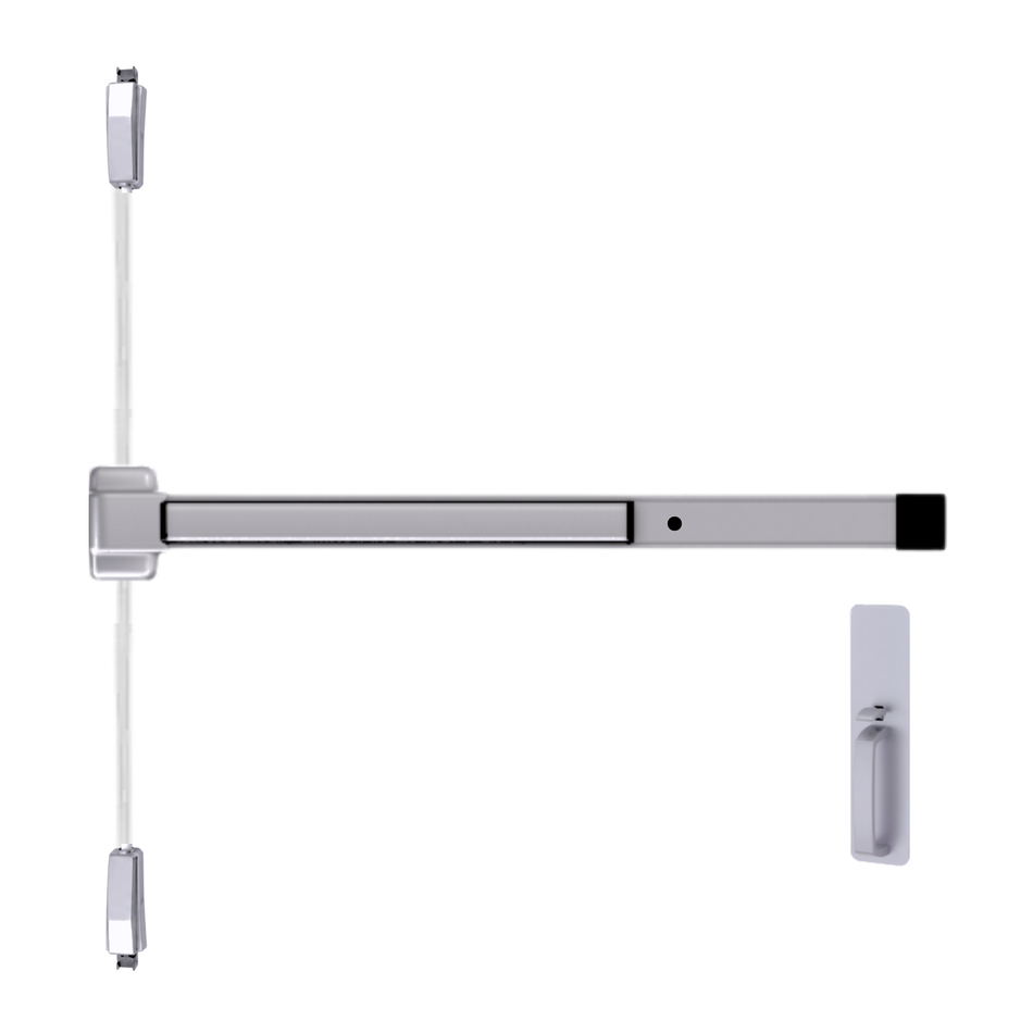 Von Duprin 2227TP-BE - Thumbpiece, Blank Escutcheon Surface Mounted Vertical Rod Device Von Duprin 22 Series