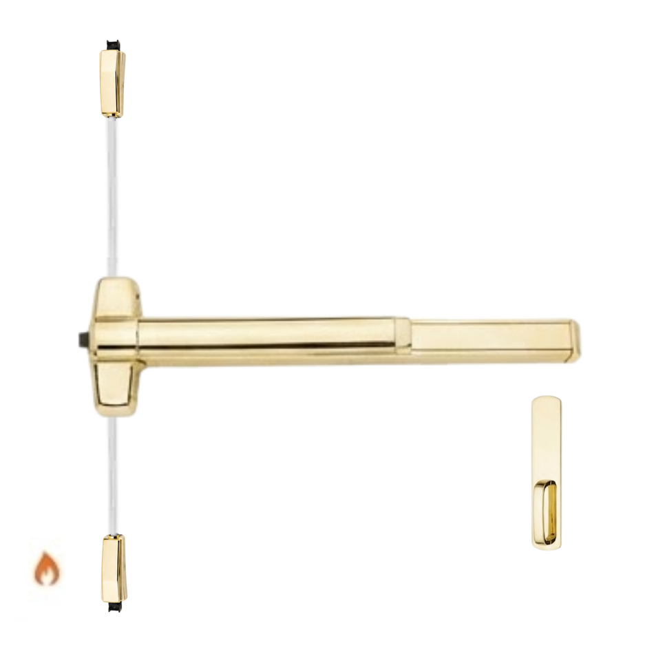 Von Duprin 9857DT-F/9957DT-F - Dummy Trim Surface Three Point Latch Device - Fire Rated