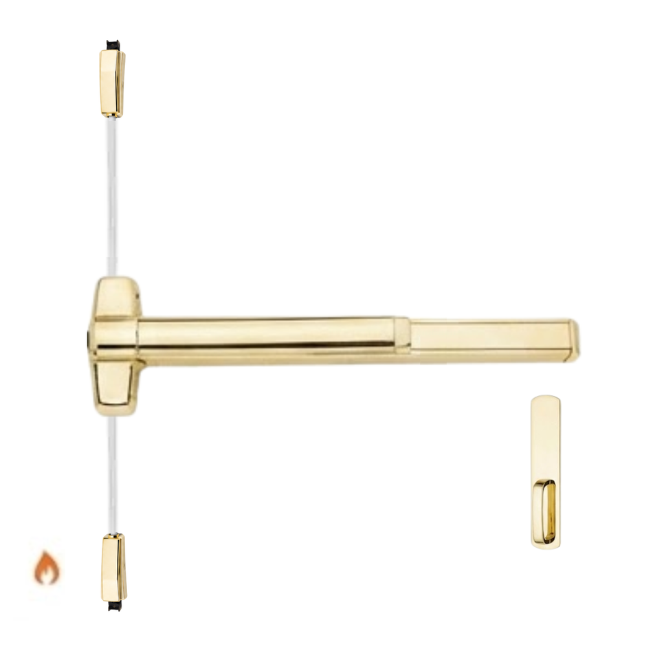 Von Duprin 9827DT-F/9927DT-F - Dummy Trim Surface Vertical Rod Device - Fire Rated