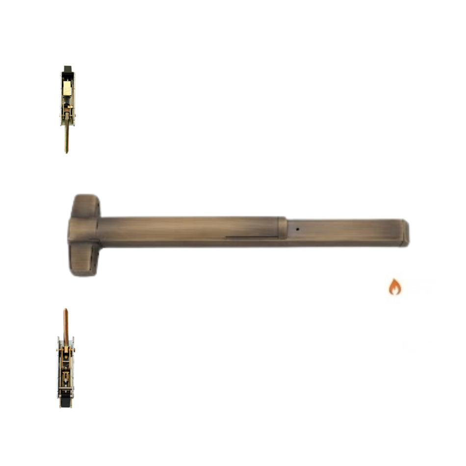 Von Duprin 9848EO-F/9948EO-F - Exit Only Concealed Vertical Rod Device - Fire Rated