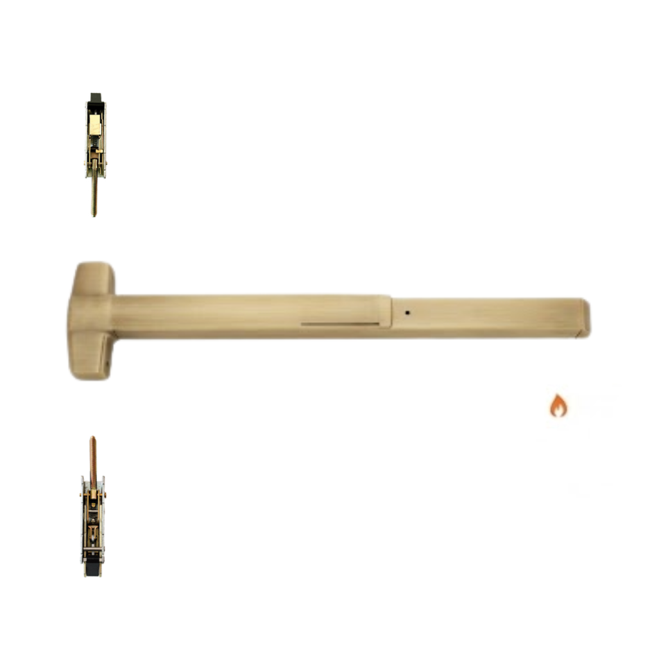 Von Duprin 9848EO-F/9948EO-F - Exit Only Concealed Vertical Rod Device - Fire Rated