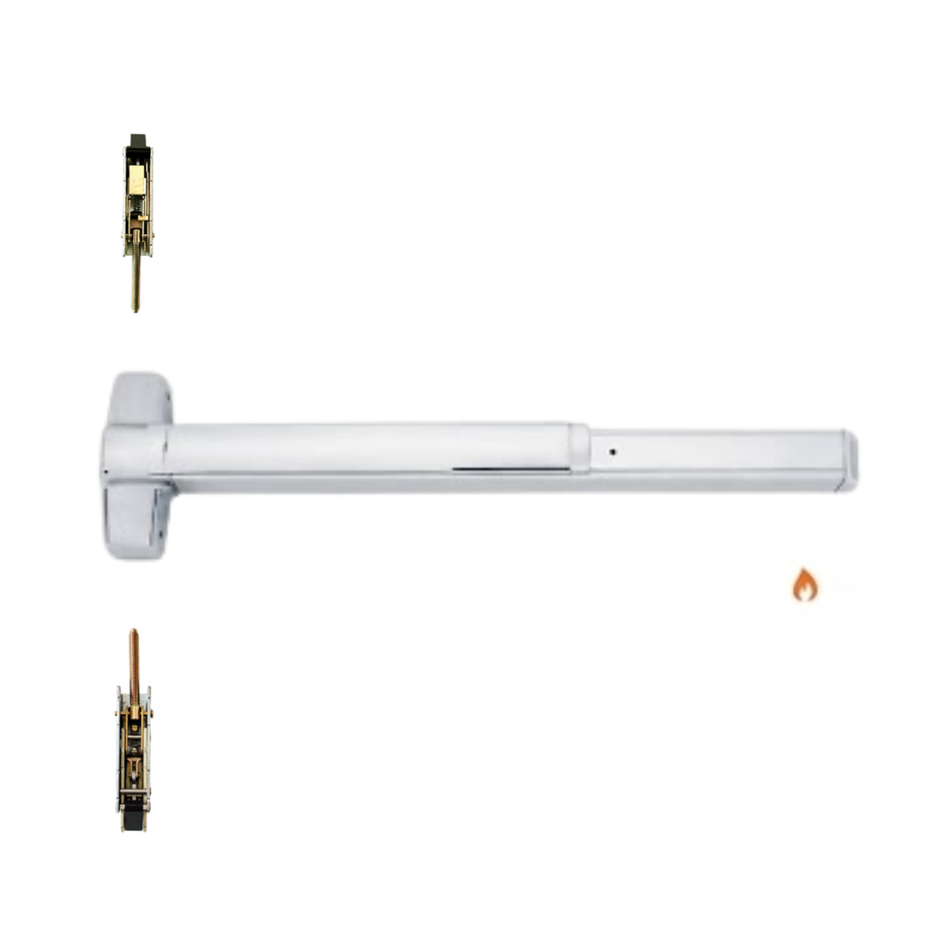 Von Duprin 9848EO-F/9948EO-F - Exit Only Concealed Vertical Rod Device - Fire Rated