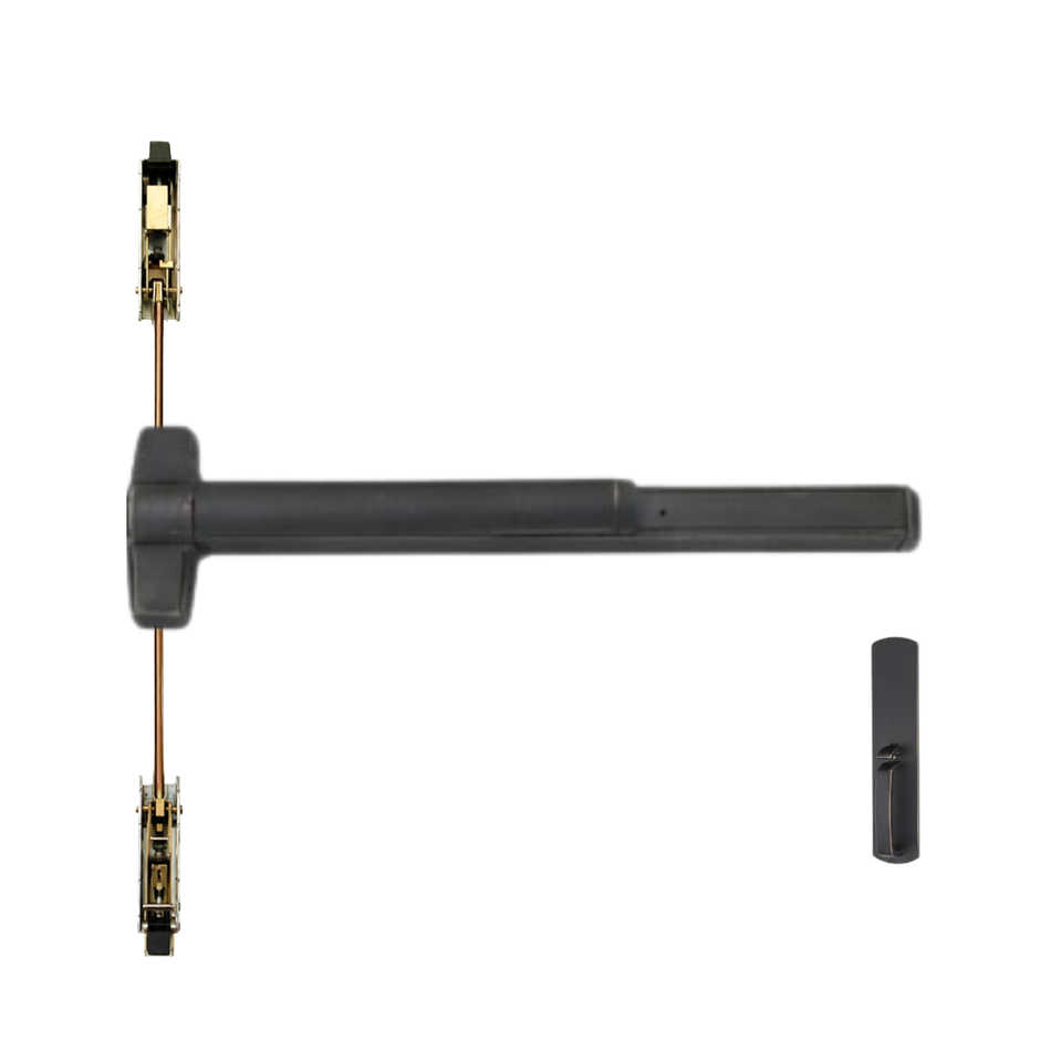 Von Duprin 9848TP-BE/9948TP-BE - Thumbpiece, Blank Escutcheon Concealed Vertical Rod Device