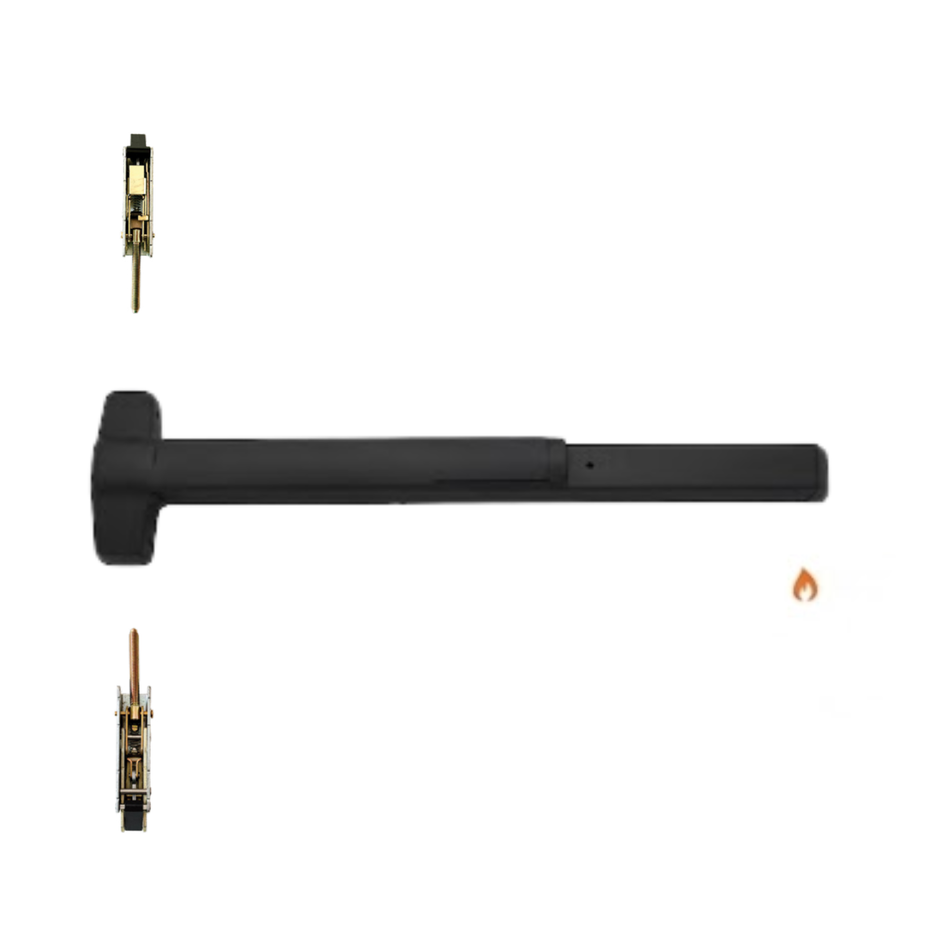 Von Duprin 9848EO-F/9948EO-F - Exit Only Concealed Vertical Rod Device - Fire Rated