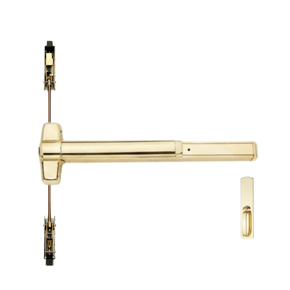 Von Duprin 9847TP-BE/9947TP-BE - Thumbpiece, Blank Escutcheon Concealed Vertical Rod Device
