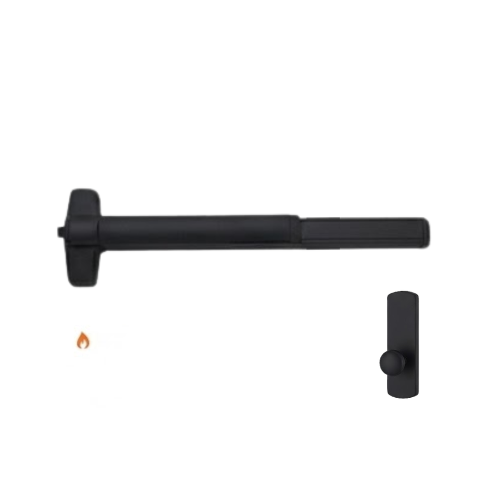 Von Duprin 98K-BE-F/99K-BE-F - Knob, Blank Escutcheon Rim Exit Device - Fire Rated