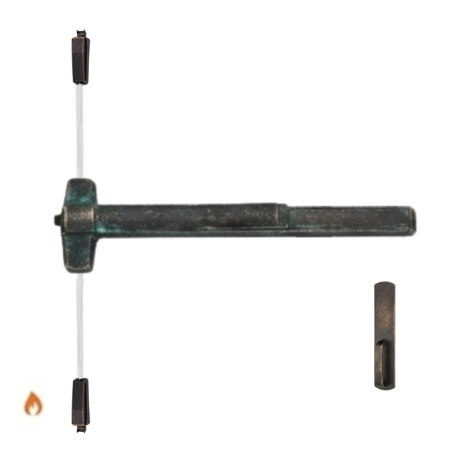 Von Duprin 9857DT-F/9957DT-F - Dummy Trim Surface Three Point Latch Device - Fire Rated
