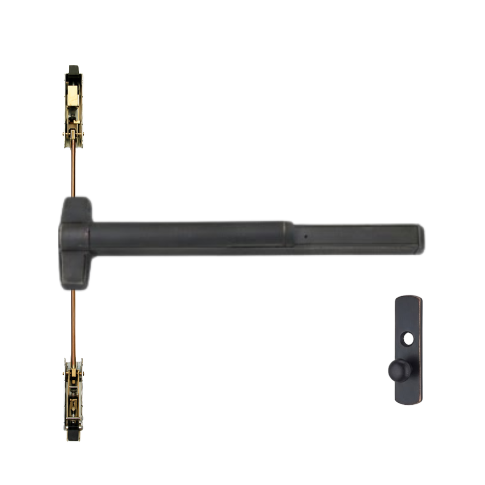 Von Duprin 9847K-NL/9947K-NL - Knob,Night Latch Concealed Vertical Rod Device