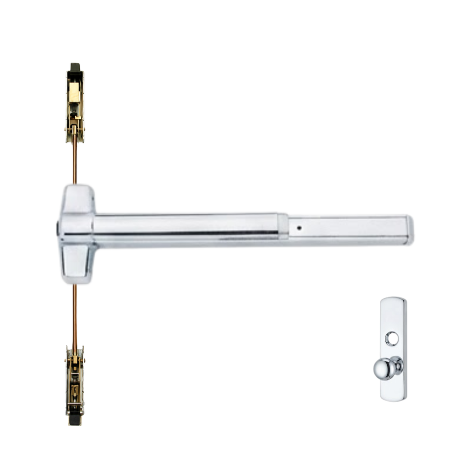 Von Duprin 9847K-NL/9947K-NL - Knob,Night Latch Concealed Vertical Rod Device