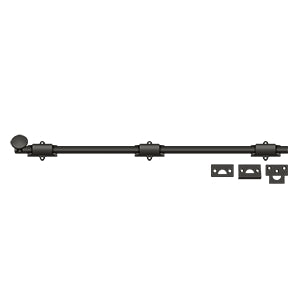 Deltana 24SB 24" Surface Bolt, Heavy-Duty, Solid Brass